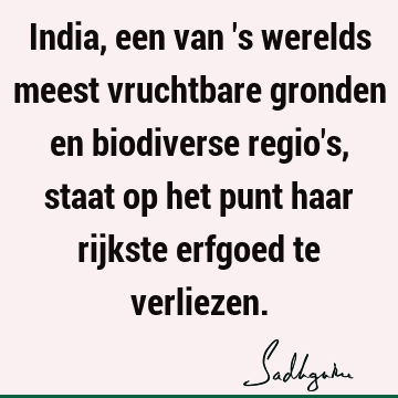 India, een van 