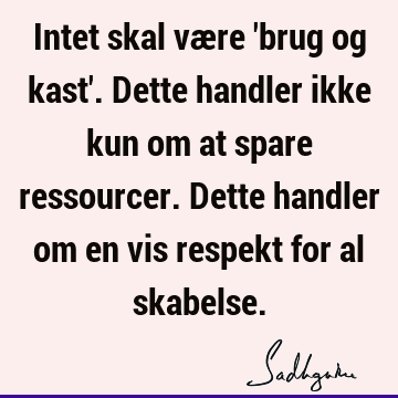 Intet skal være 