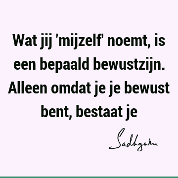 Wat jij 